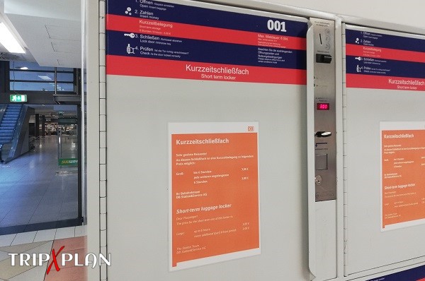 Luggage Lockers at Nuremberg Central Railway Station
